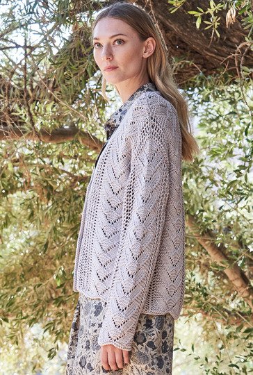 Strickanleitung: Jacke im Ajour-Mustermix