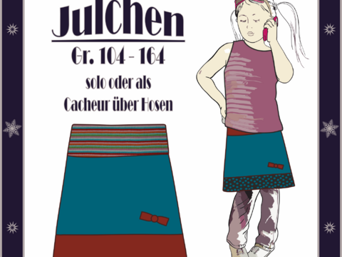 Nähanleitung Rock für Kinder "Julchen-Kids" ruckzuck genäht