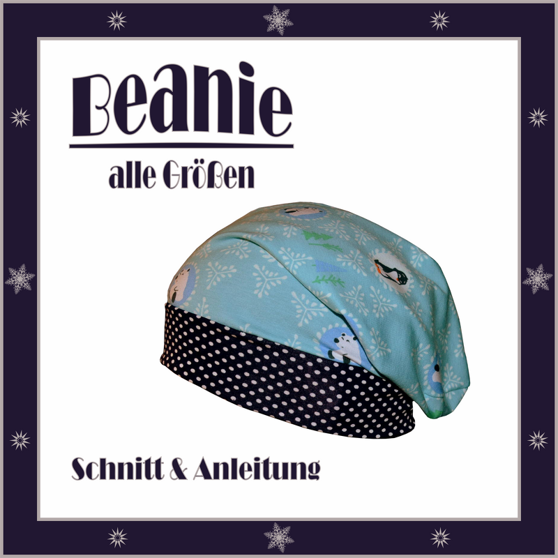 Nähanleitung Schnittmuster Kindermütze aus Jersey - Bild 2