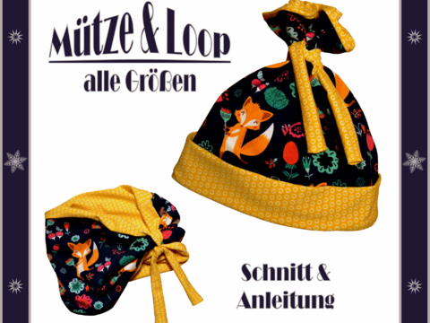 Nähanleitung Loop-Mütze für Kinder