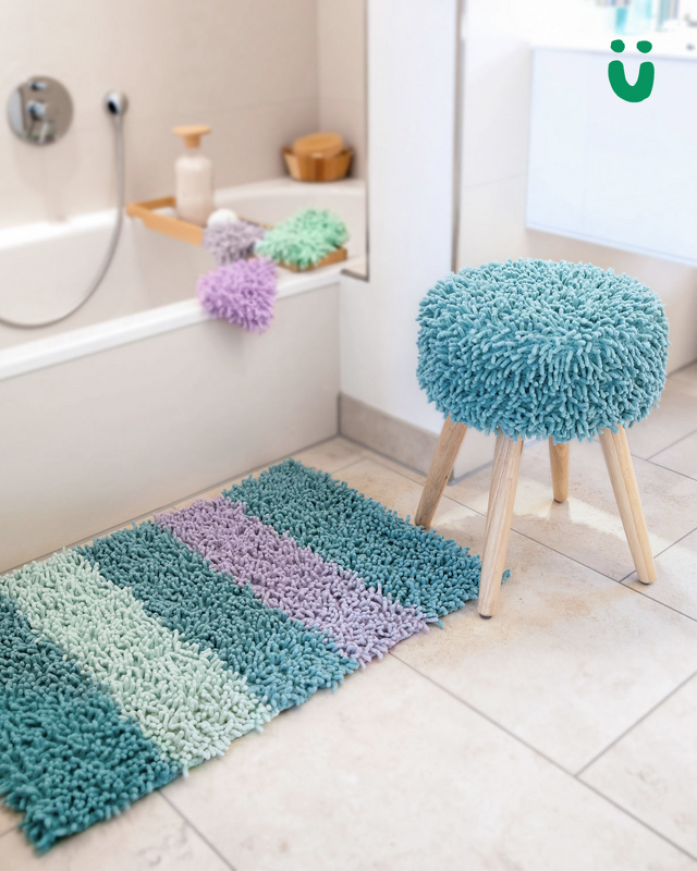 Anleitung Teppich-Badematte für das Badezimmer - Bild 2