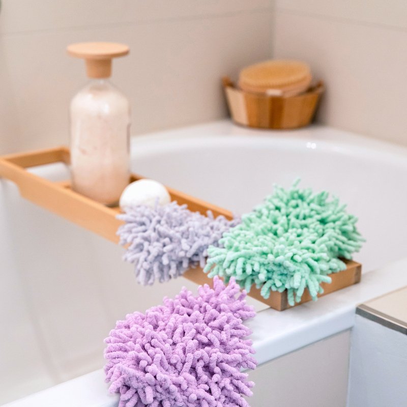 Anleitung Teppich-Badematte für das Badezimmer