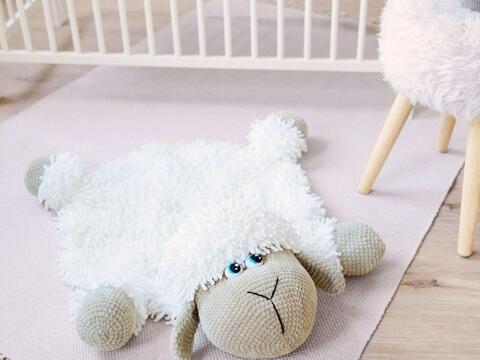 Anleitung Süßes Schaf - Kinderteppich