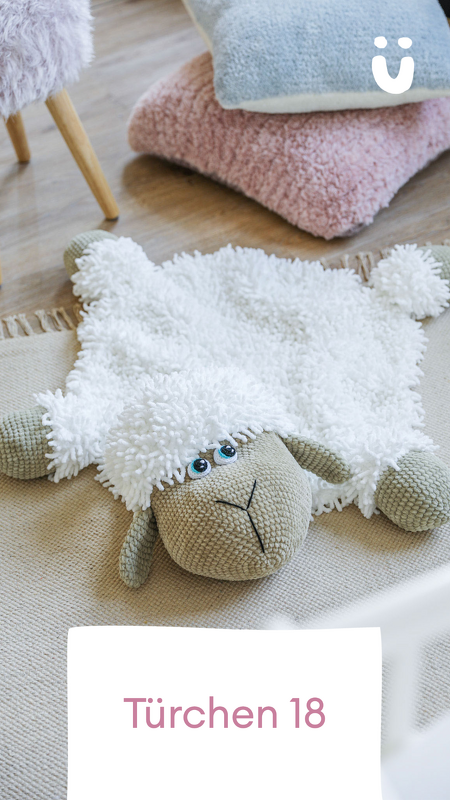 Anleitung Süßes Schaf - Kinderteppich - Bild 4