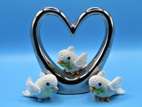 Häkelanleitung *Friedenstaube*