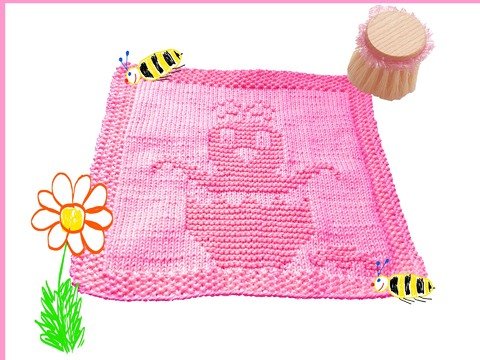 Küken Oster Spültuch Waschlappen Deckchen Lappen „Piepsi ist da!“ Anleitung