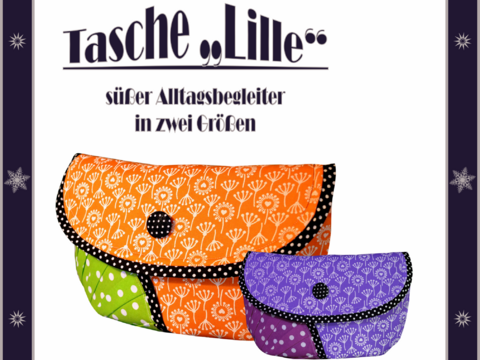Nähanleitung Schnittmuster Tasche "Lille"