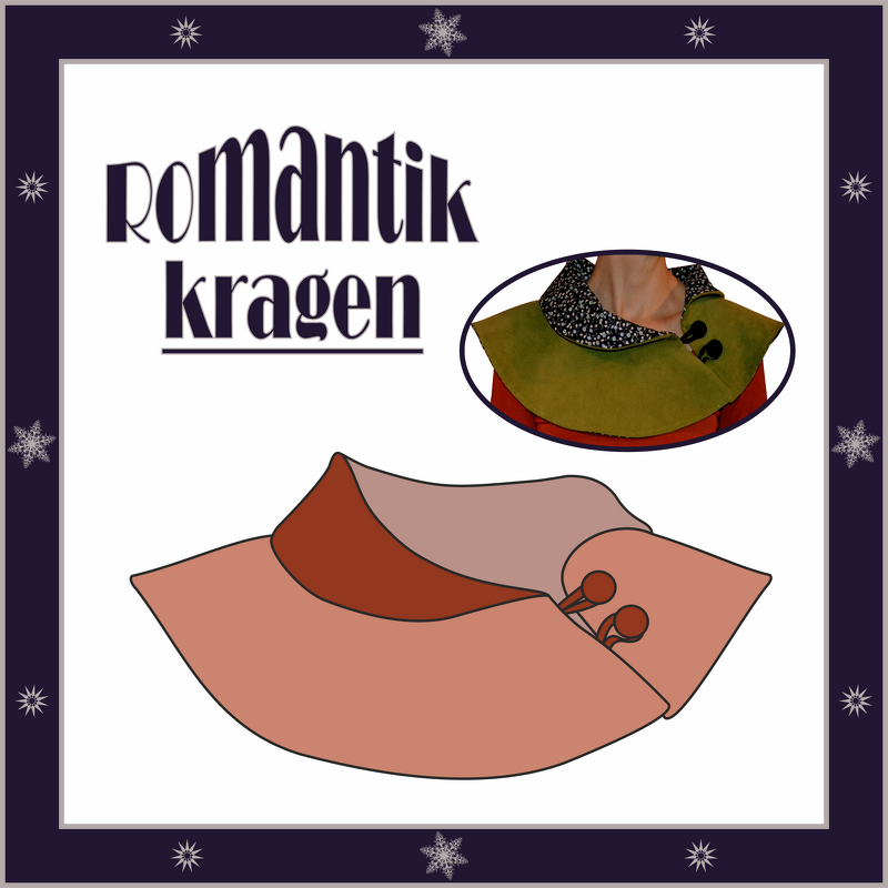 Nähanleitung Schnittmuster Schmuckkragen - Bild 2