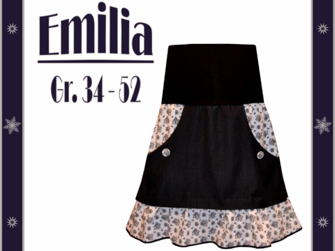 Nähanleitung Rock "Emilia"  Gr. 34-52
