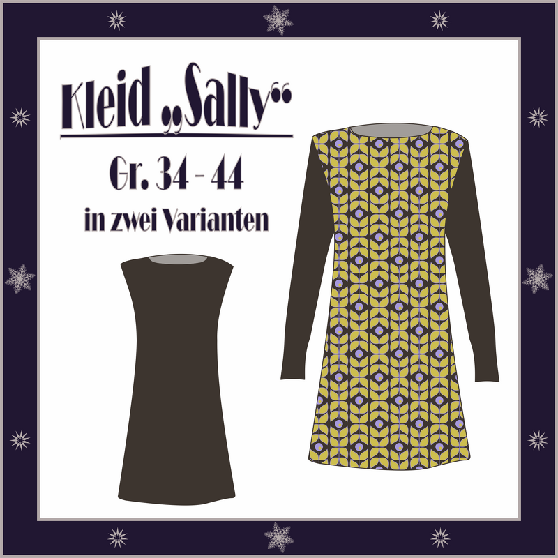 Nähanleitung Schnittmuster Tunikakleid Gr. 34-44 - Bild 2