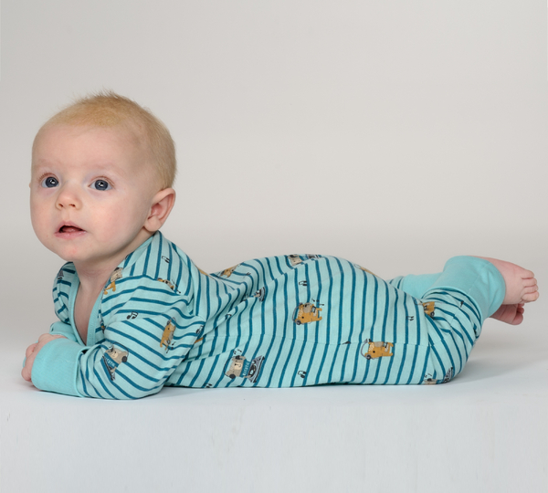 Baby-Strampler DAVID Schlafoverall PDF-Schnittmuster 50/56–98/104