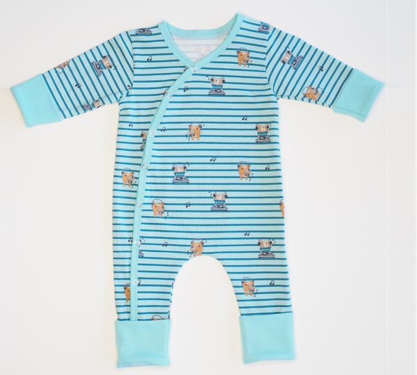 Baby-Strampler DAVID Schlafoverall PDF-Schnittmuster 50/56–98/104