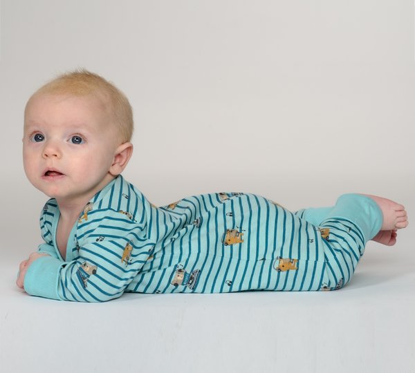 Schnittmuster Baby-Strampler DAVID – Nähanleitung Gr. 50/56–98/104