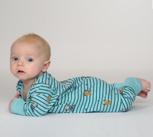 Schnittmuster Baby-Strampler DAVID – Nähanleitung Gr. 50/56–98/104