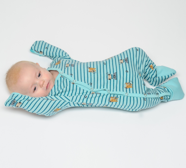 sewing pattern baby sleeper DAVID photo tutorial 0m/1m–3y/4y