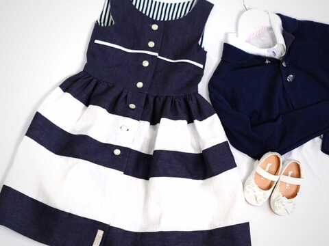 Kleid Emilie Gr. 80-140 Schnittmuster & Nähanleitung