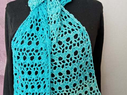 Anleitung Schal/Stola "hauhau"