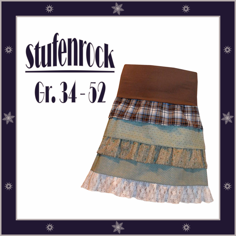 Nähanleitung E-Book Sommerrock Rock für Damen Gr. 34-52