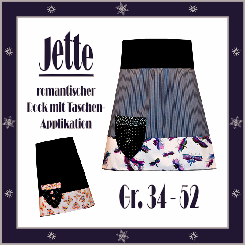 Nähanleitung Rock "Jette" Gr. 34-52 - Bild 2