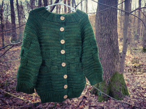 Häkelanleitung für Jacke ,,Cuute foGGy vest" 4 Größen (groß)