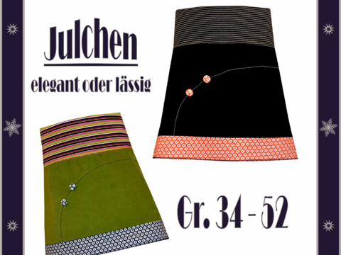 Nähanleitung Schnittmuster "Julchen-Linie" Gr. 34-52