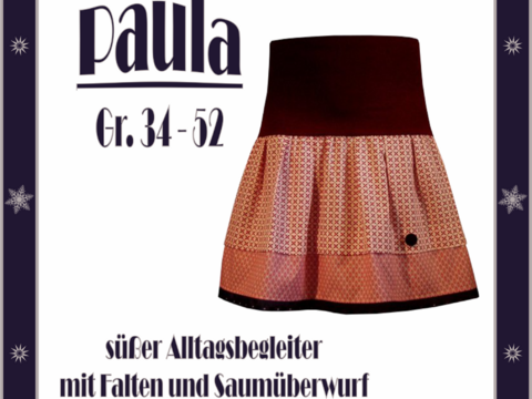 Nähanleitung Rock "Paula" Gr. 34-52