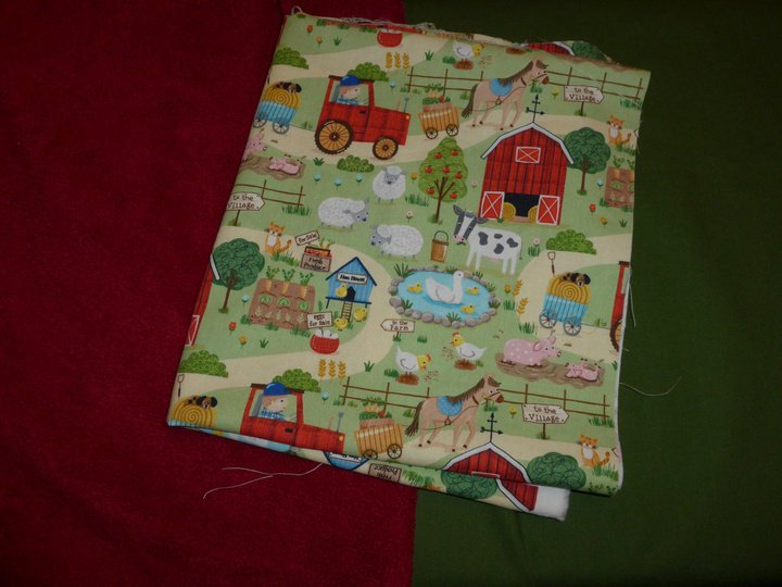 Krabbeldecke "Bauernhof" Nähanleitung