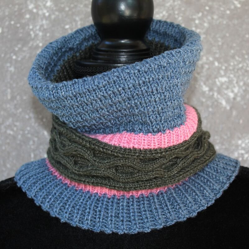 Anleitung Einfach Loop „Quergezopft“