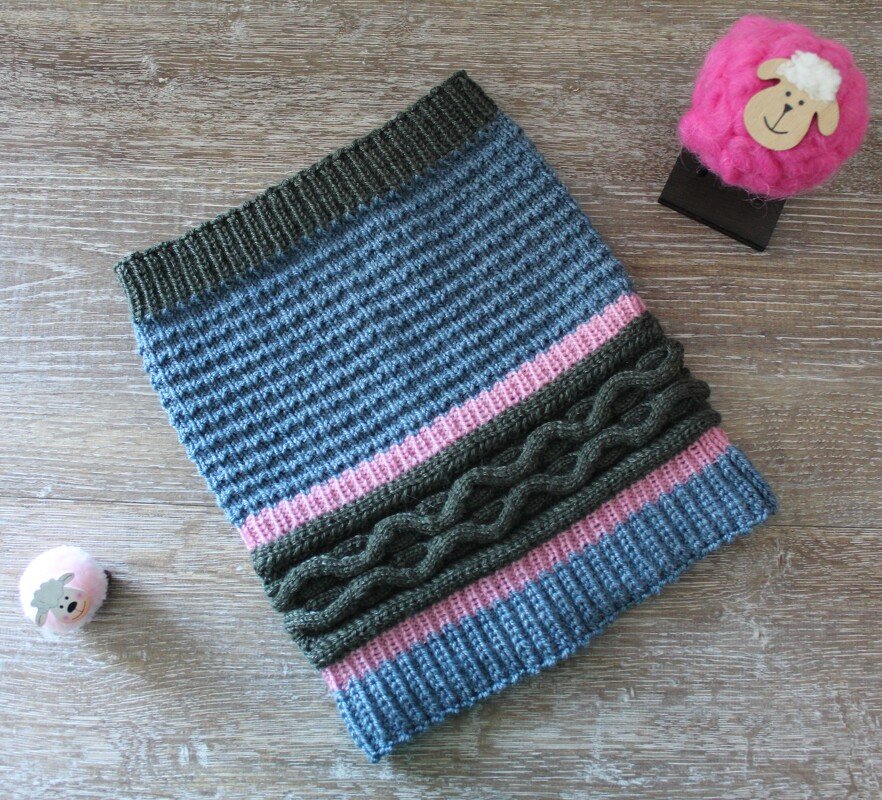 Anleitung Einfach Loop „Quergezopft“ - Bild 2