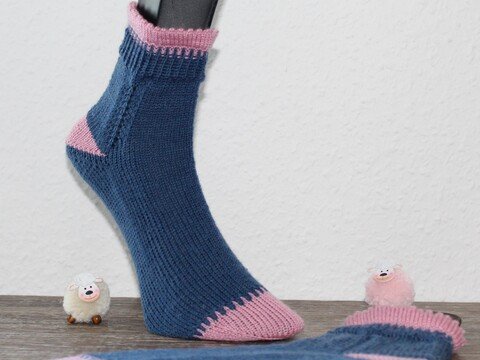 Anleitung Kurzsockenmuster Frühling