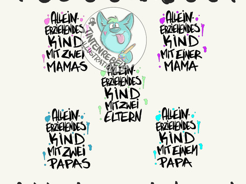 Plotterdatei "Alleinerziehend"