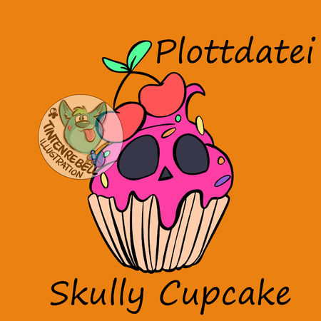 Cutting File "Skully Cupcake"