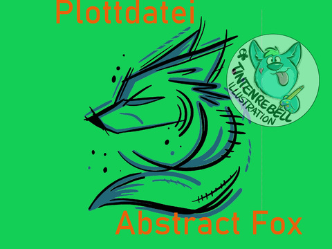 Plotterdatei "Abstract Fox"
