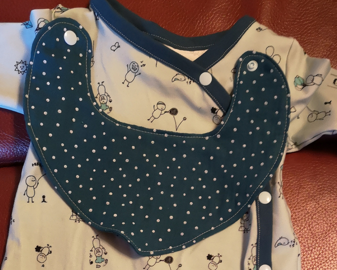 Babyhalstuch "MiniMats", Nähanleitung in 2 Größen