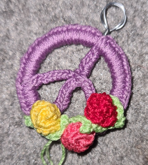 Anleitung Schlüsselanhänger Peace