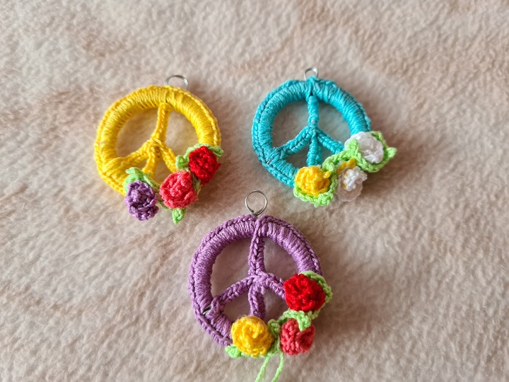 Anleitung Schlüsselanhänger Peace