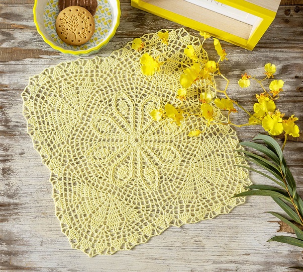 Gelber Häkeltraum 3tlg