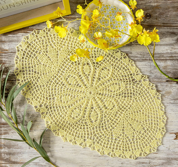 Gelber Häkeltraum 3tlg