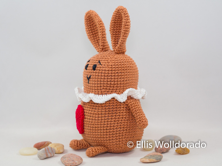 Hasi mit Herz, Häkelanleitung, Amigurumi
