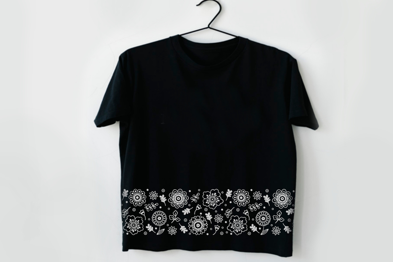 Blumenband Plotterdatei SVG DXF FCM