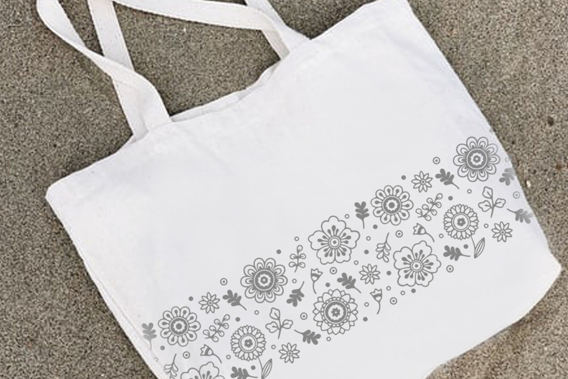 Blumenband Plotterdatei SVG DXF FCM