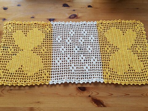 Anleitung Tischläufer Farfalla