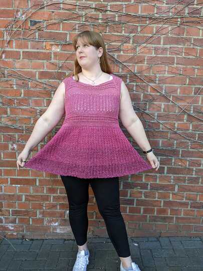Alenja - Shirt/Tunika/Kleid häkeln in allen Damengrößen