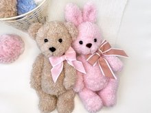 Crochet Pattern teddy bear and rabbit