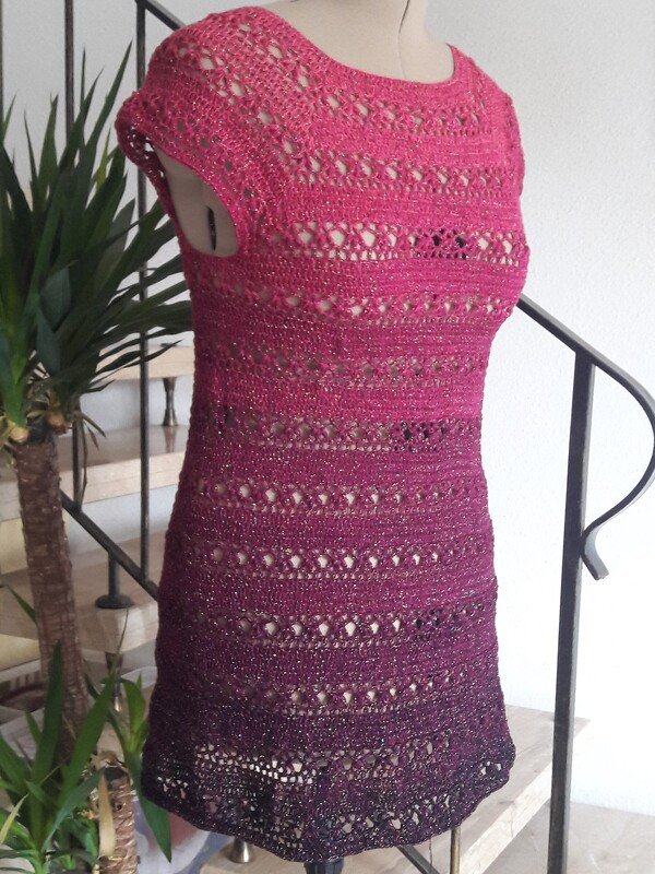 Häkelanleitung für das Long-Top oder Kleid "Bella Donna" - Bild 2