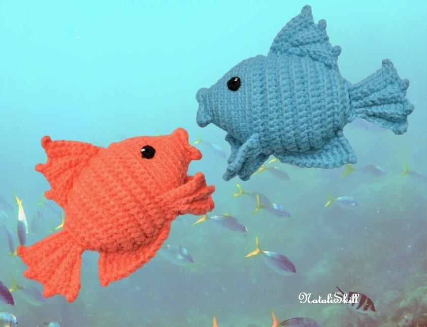 Crochet Plushie fish. Amigurumi pattern - Image 3