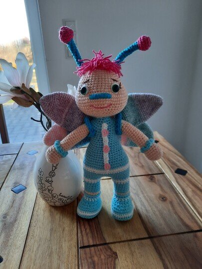 DIY Häkelanleitung: Schmetterling Fiete selber machen