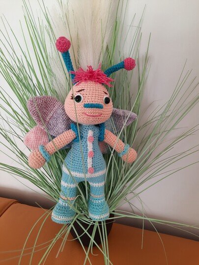 DIY Häkelanleitung: Schmetterling Fiete selber machen