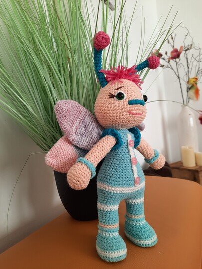 DIY Häkelanleitung: Schmetterling Fiete selber machen