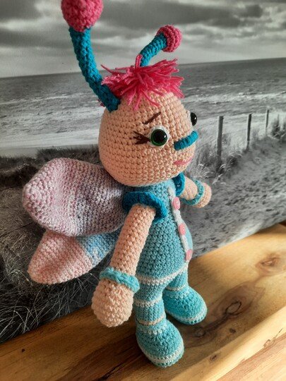 DIY Häkelanleitung: Schmetterling Fiete selber machen